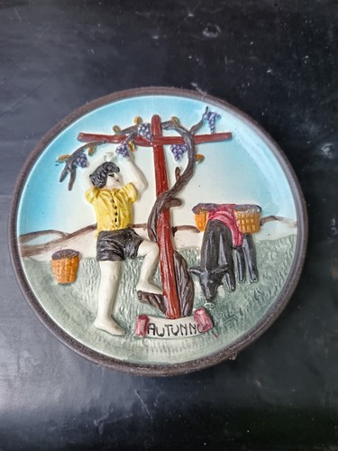 Piatto ceramica stagioni - piatto,