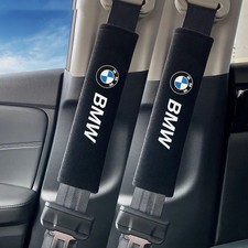 2x Custodia Copri Cintura di Sicurezza Auto Imbracatura Protezione Pad per *BMW 1 2 3 4 5 6 7 8 M Z X