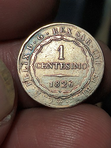 Centesimo 1826 genova carlo - 1,
