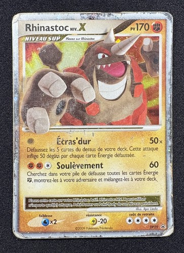 Carte pokémon rhinastoc niv - :,