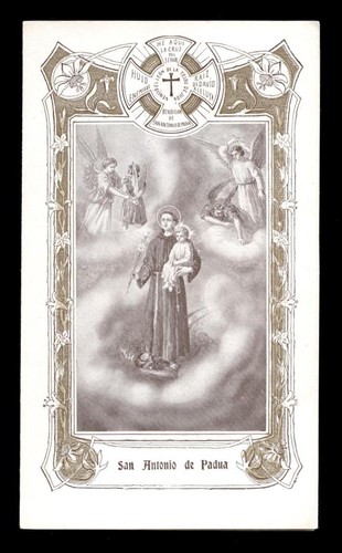 Santino holy card antonio da - santino-holy,