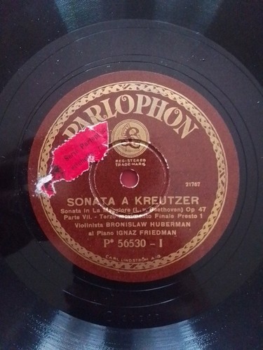 Sonata kreutzer huberman - sonata,