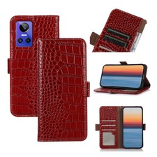 Crocodile Pattern Real Leather