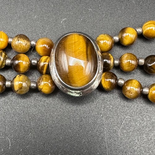 Bracciale triplo filo occhio - bracciale, a