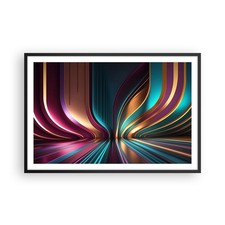 Poster 91x61cm Linee Onde