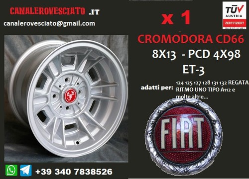 Cerchio lega fiat cromodora - in,