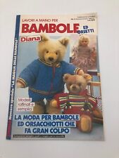 Lavori a mano per bambole ed orsetti Diana n.3 1990