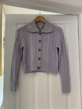 cardigan zara lilla in maglia