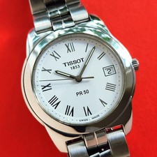 Tissot White Roman Dial PR50