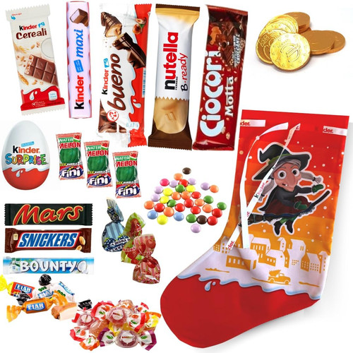 Calza befana 35cm - befana,