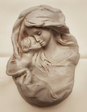 Nico Venzo per Pinton Scultura Limitata Autografa Acquasantiera Madonna Bambino