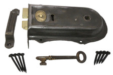 Vecchio antico lucchetto a