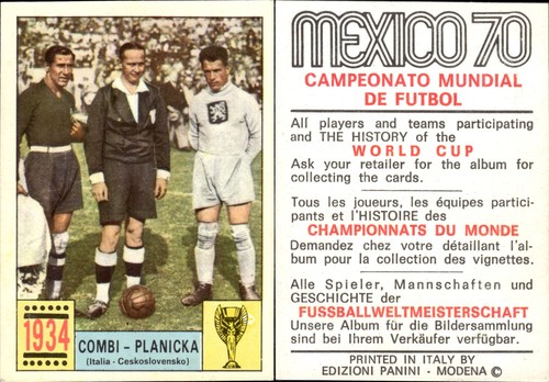 1970 mexico panini world cup - mexico,