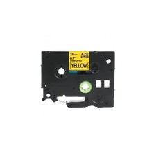 Nastro Compatibile Brother TZE-641 TZE641 18mm 8 metri Nero su Giallo
