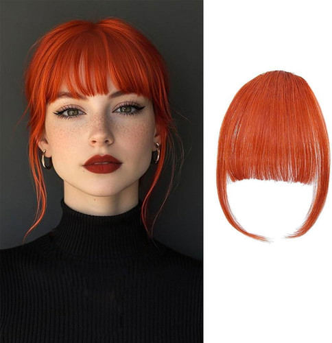 Frangetta capelli veri - capelli, clip