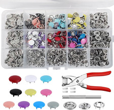 Set Bottoni a Pressione Con