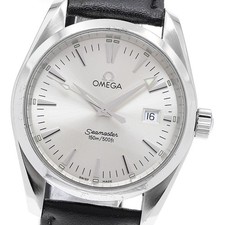 Orologio Uomo Omega Seamaster Aqua Terra 2518.30 Data Quadrante Argento Quarzo_888633