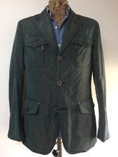 GIACCA PIUMINO CALVARESI TG. 48 SLIM VERDE SOLARO - USATO - STILE HERNO LARDINI
