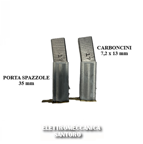 Kit spazzole 2x13 - spazzole, 7,2x13
