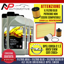 KIT TAGLIANDO OPEL CORSA C 1.3