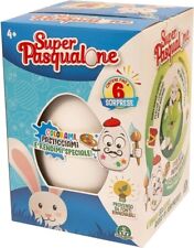 Super Pasqualone bambino- uovo Pasqua - blu - sorprese bambino - Giochi Preziosi