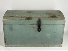 Baule Antico in Legno Dipinto