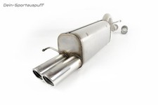 Ulter Acciaio Inox Sportivo Alfa Romeo Mito 2008-2018 70mm Rotondo Arrotolato