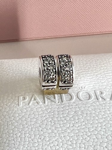 Coppia clip pandora argento - di,