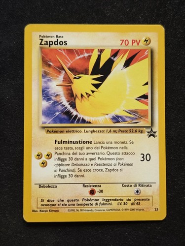 Carta pokémon zapdos - pokémon, n