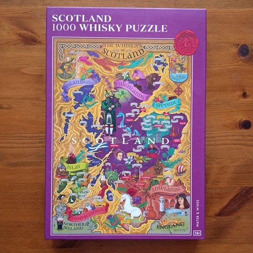 Puzzle mappa whiskey scozia - whiskey,