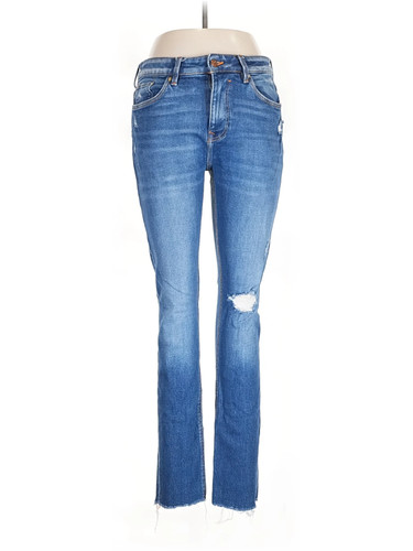 Bershka women blue jeans - bershka,