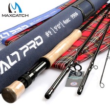 Canna da pesca a mosca Maxcatch acqua salata 7/8/9/10/12wt 9 piedi grafite IM10 azione rapida