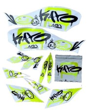 Kit Grafiche Adesivi Completo Mini Quad Kayo A50 Colori: Rosso,Blu,Verde,Giallo