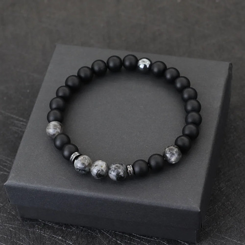 Bracciale onice occhio - occhio, di
