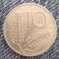 Vendo 10 Lire Spighe E Aratro