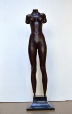 FRANCESCO MESSINA-Scultura in bronzo  "Torso Femminile"