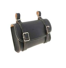 BORSA SOTTOSELLA VINTAGE BICI BICICLETTA ECO PELLE COLORE NERO