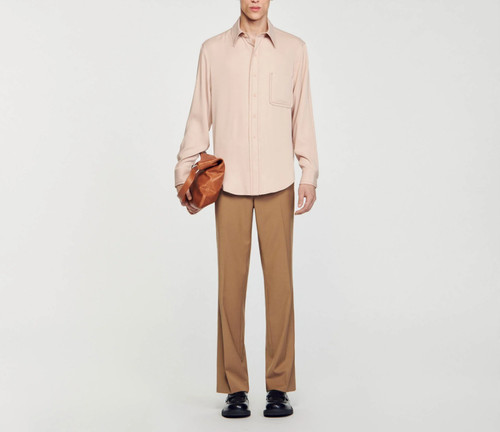 Sandro paris camicia uomo - camicia, rosa