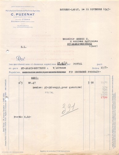 1943 manufacture centrale - manufacture,