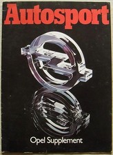 AUTOSPORT OPEL SUPPLEMENT Car