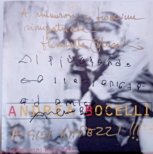 Autografo andrea bocelli cd - bocelli,