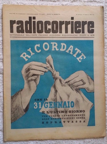 Radiocorriere eiar 1941 5 - radiocorriere,