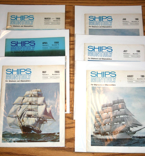 Vtg ships monthly - monthly, magazine