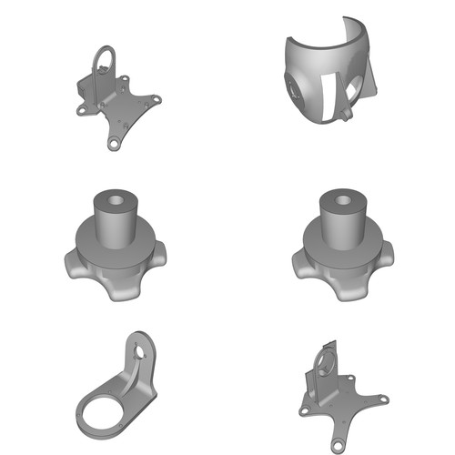 Kit montaggio gimbal - montaggio,