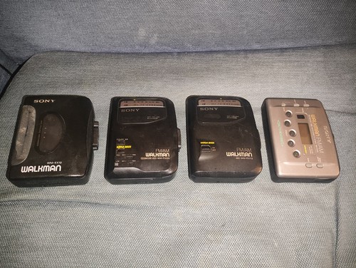 Lot sony walkman cassette - lot, 4x