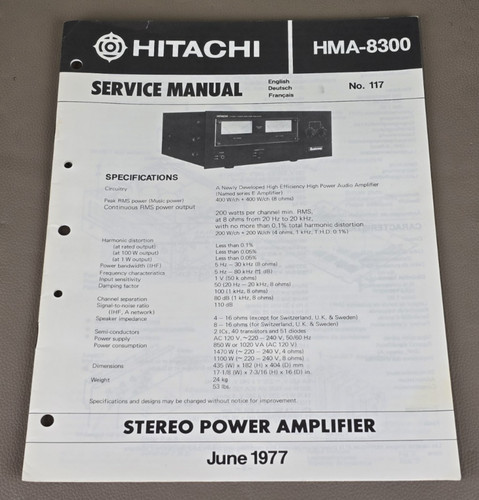 Hitachi amplificatore - hitachi,