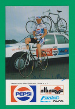 CYCLISME carte cycliste SANTAROMITA MAURO ANTONIO équipe Fanini PEPSI  signée