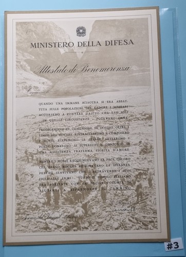 Repubblica italiana diploma - diploma, in