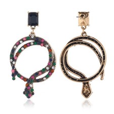  1 paio di orecchino zircone creativo semplice orecchino di moda a goccia