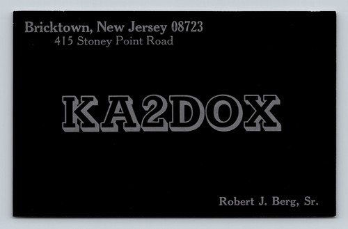 Radioamatore qsl ka2dox - qsl,